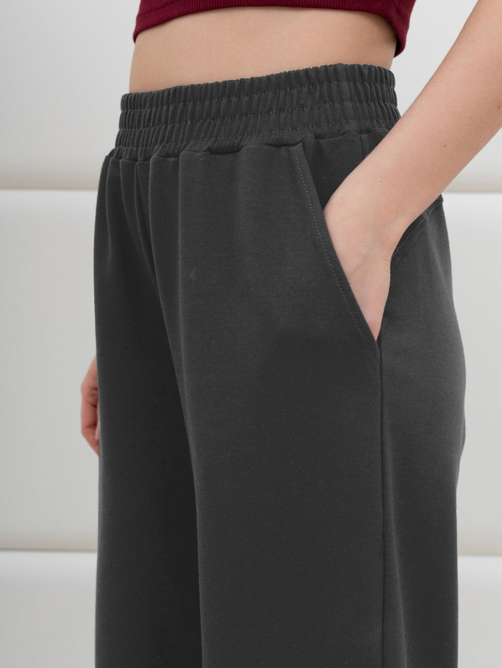 Брюки Бейс из футера с вискозой - Виотекс фото 2