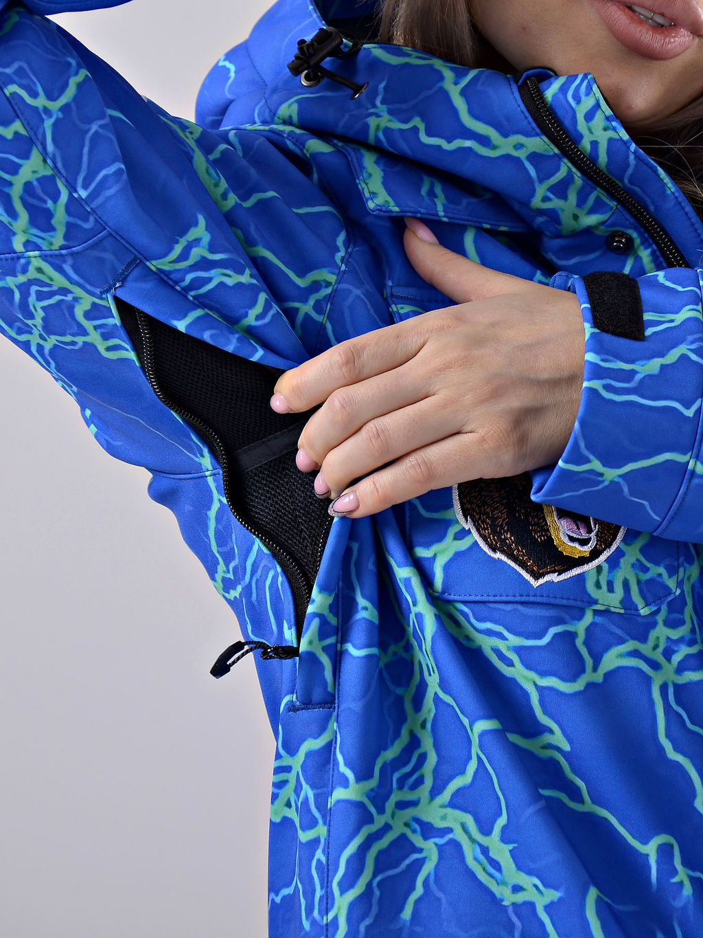 Женский зимний сноубордический комбинезон Alpha Endless 222/220518-2_012 Голубой  фото 20