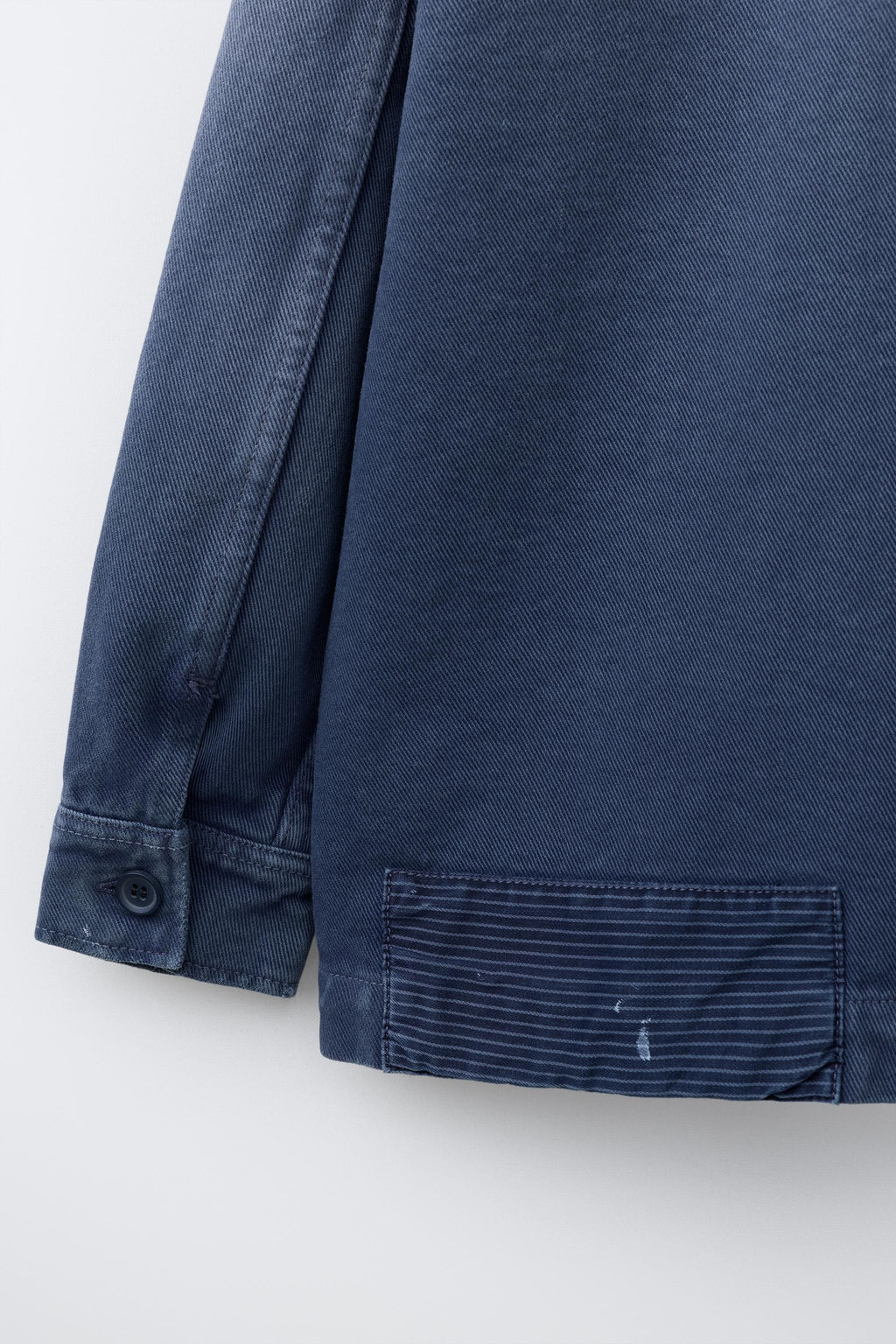 SOBRECAMISA EFECTO LAVADO / Azul - Zara фото 6