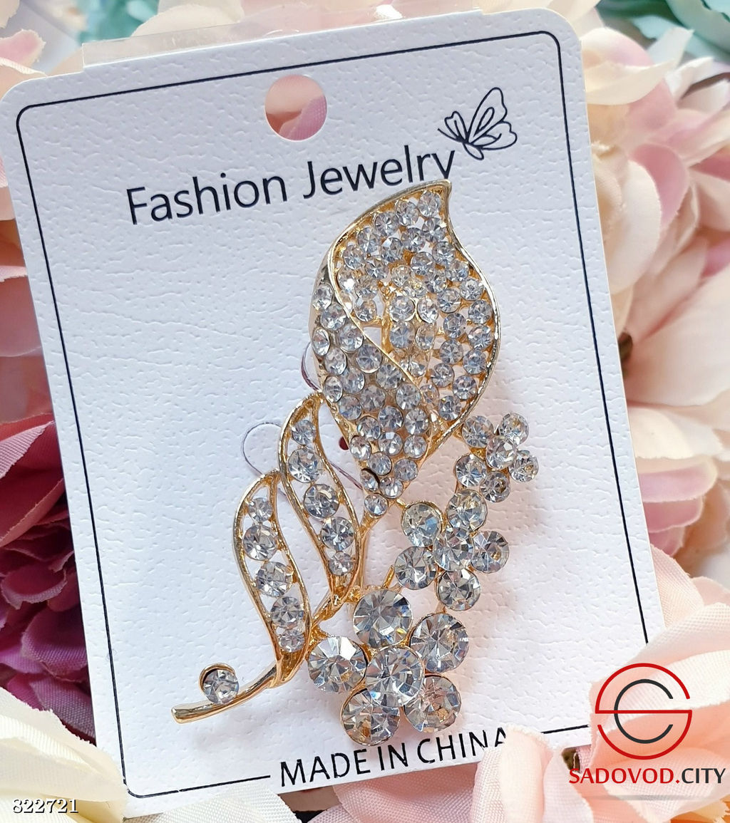 Брошь женская на булавке