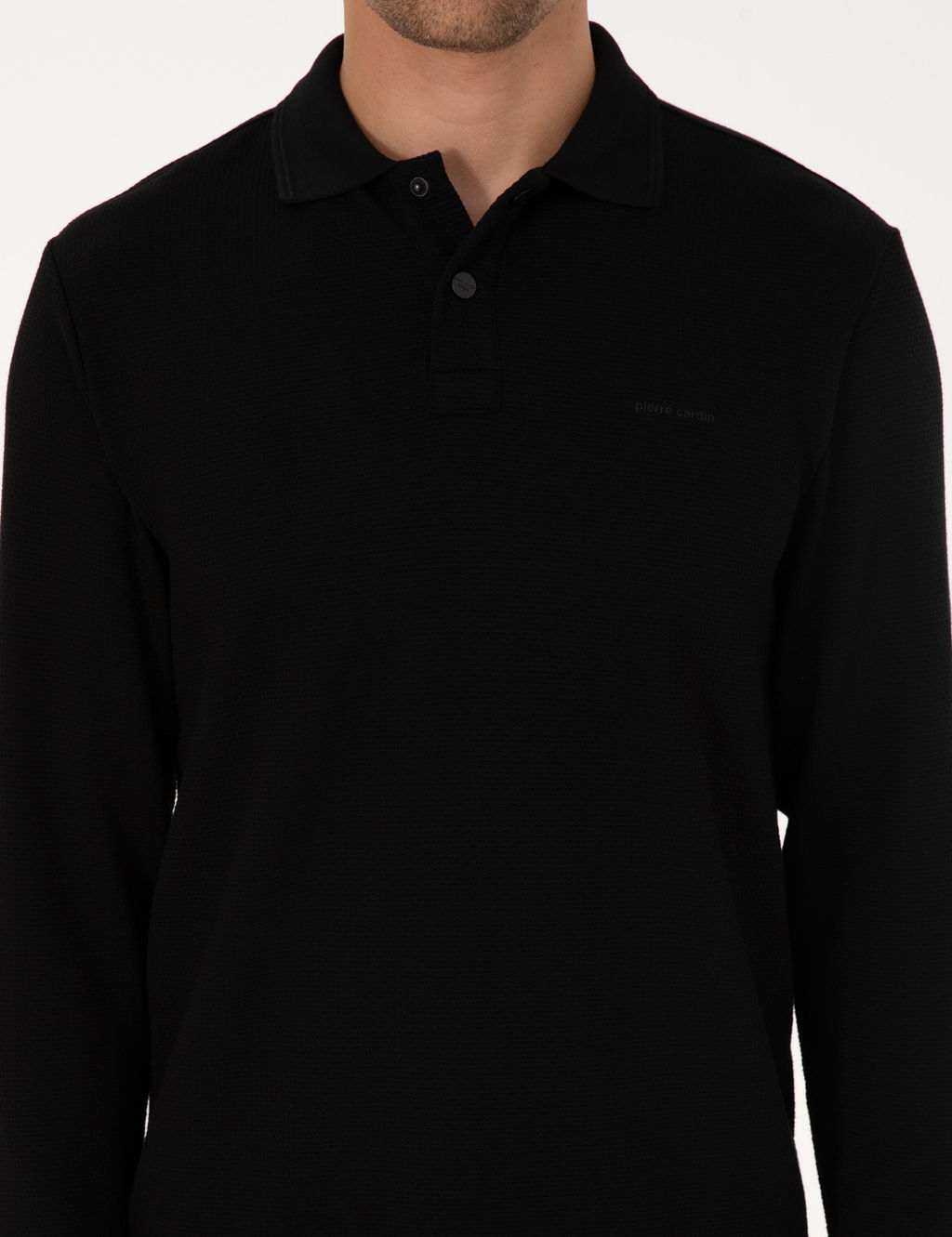Siyah Regular Fit Sweatshirt - Pierre cardin фото 6
