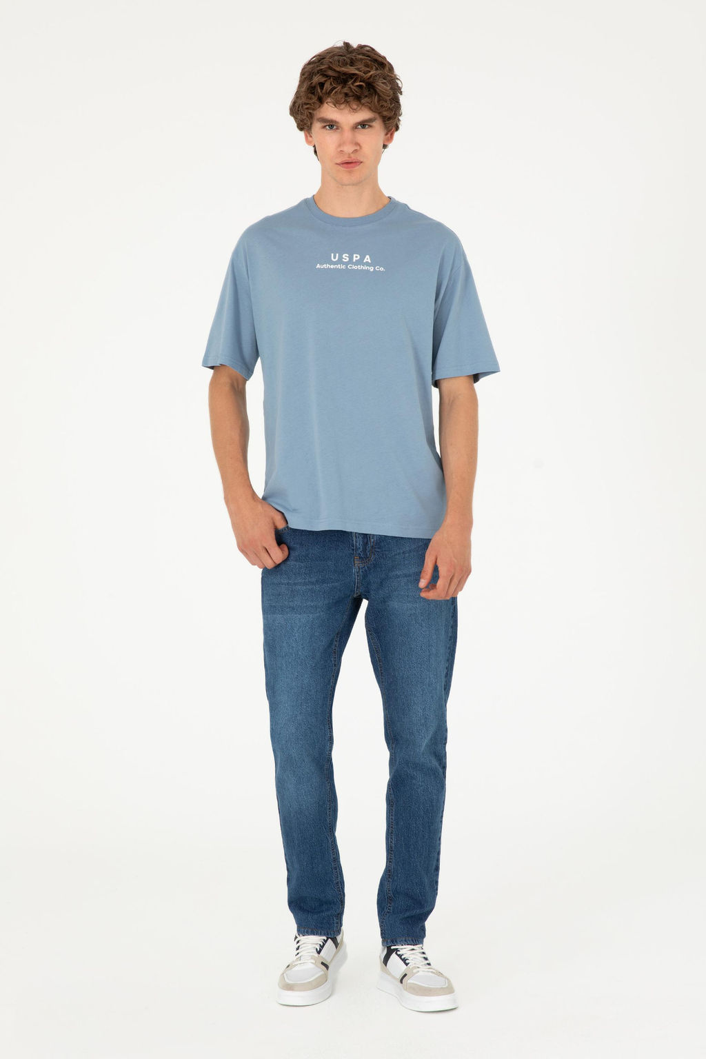 Мужская футболка цвета индиго Неожиданная скидка в корзине - U.s. polo assn фото 4