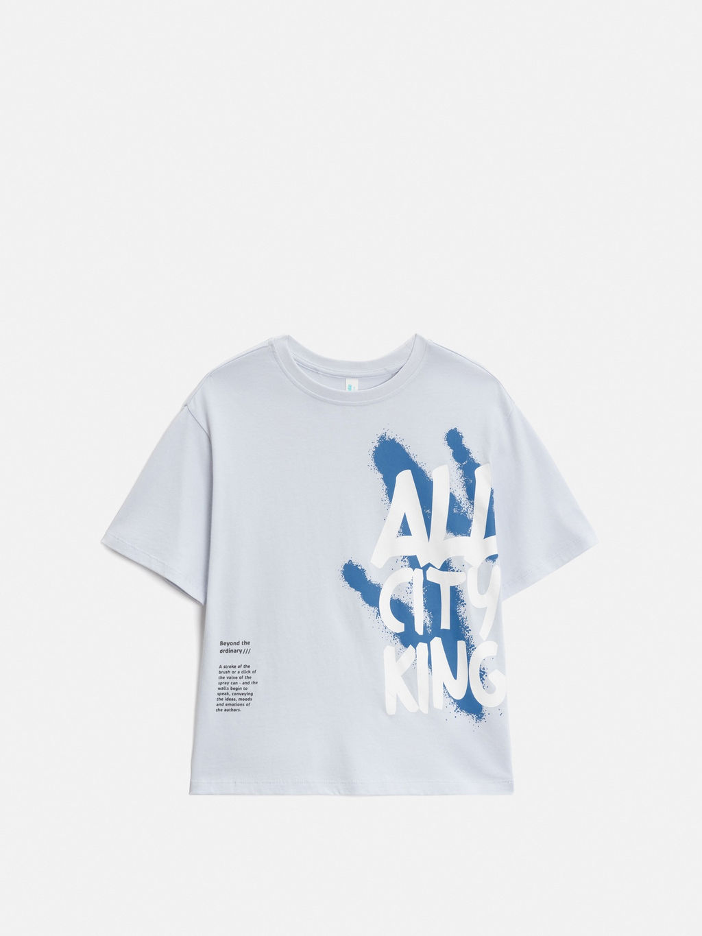 ACOOLA / Футболка детская для мальчиков Meringue светло-голубой  фото 3