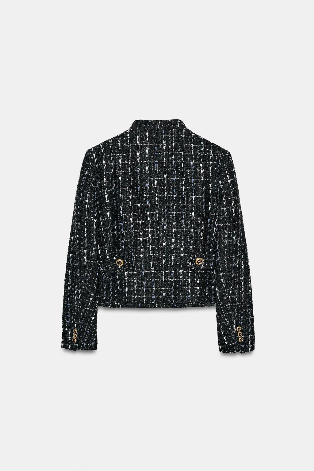 TEXTURED METALLIC THREAD BLAZER - Zara фото 11