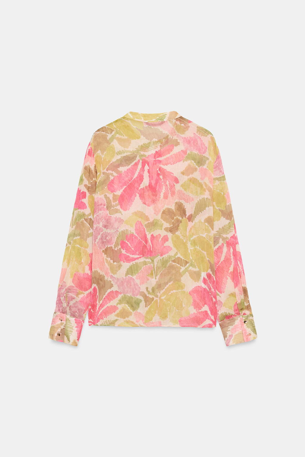 BLUSA ESTAMPADO FLORAL ABALORIOS / Multicolor - Zara фото 9