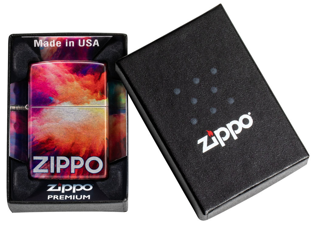 Зажигалка ZIPPO Яркие переливы | Tie Dye 48982