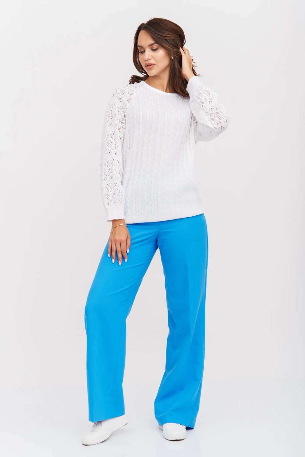 ЗЛАТА Джемпер Л 1288/белый