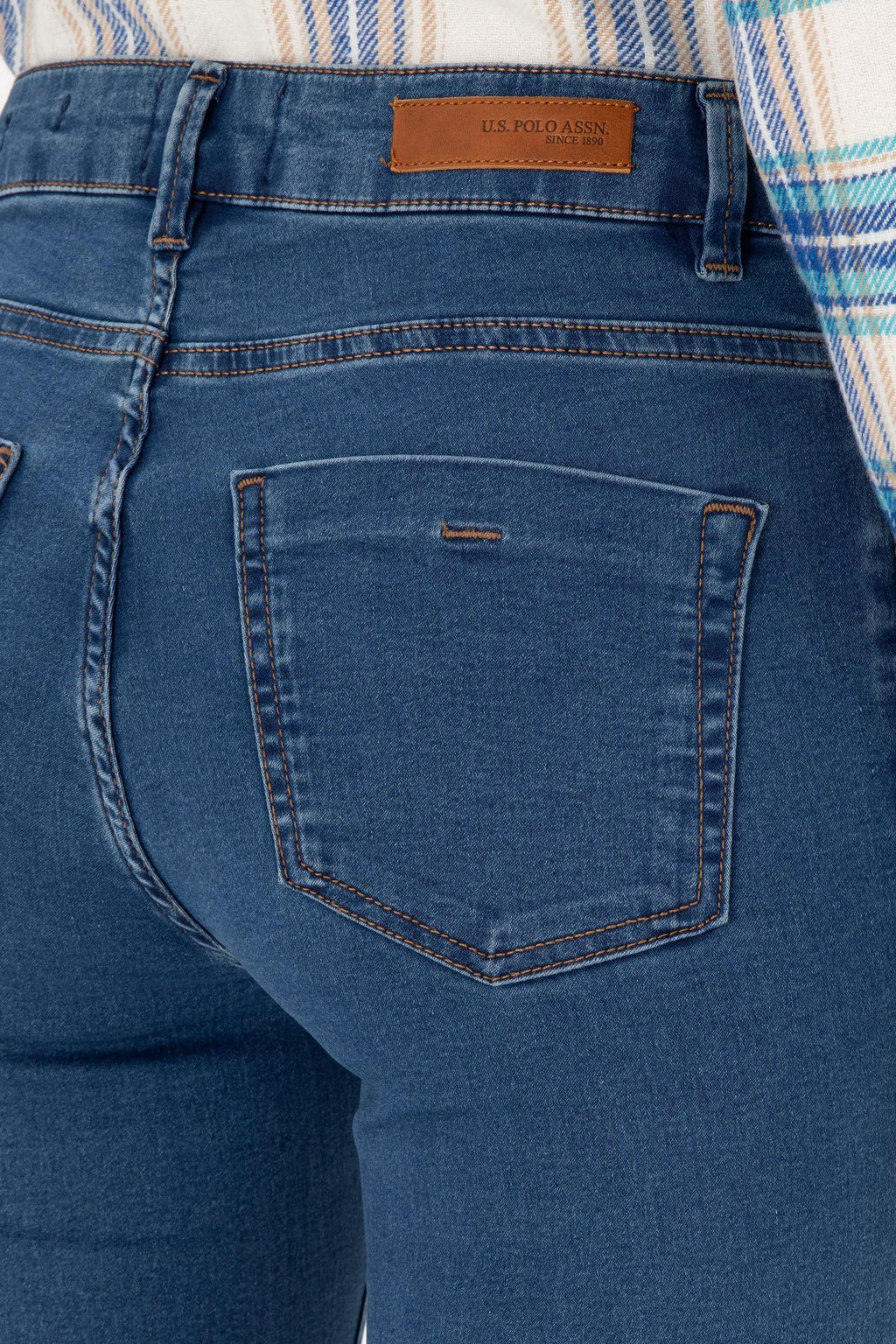 Женские синие джинсовые брюки - U.s. polo assn фото 6