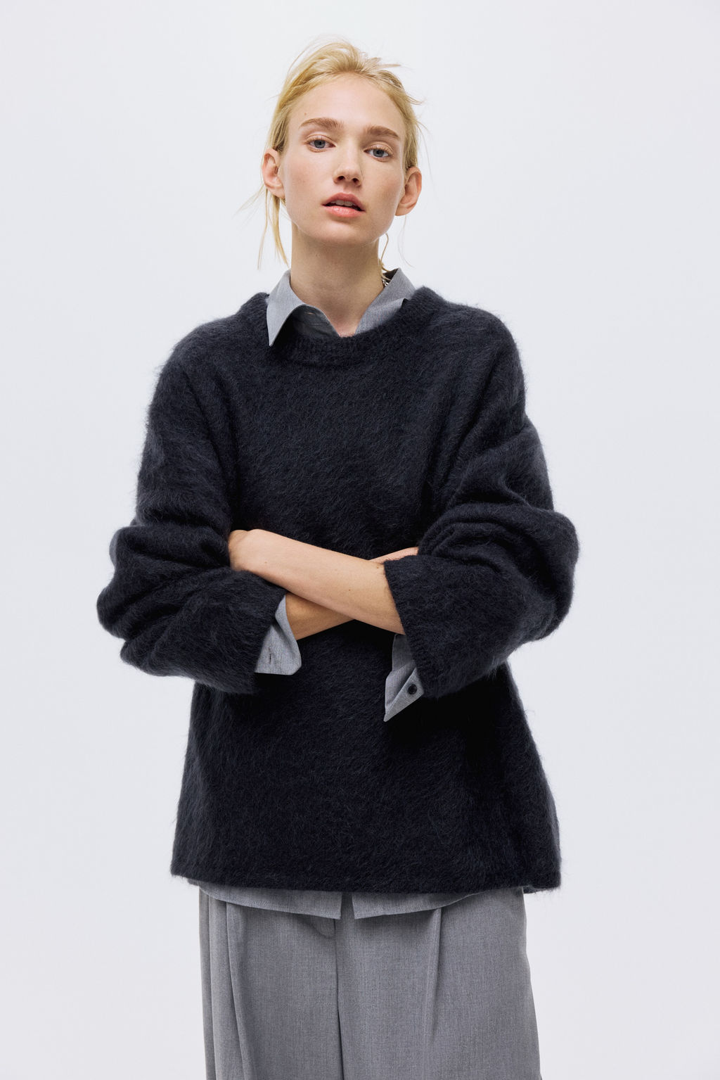 Jersey oversize en mezcla de mohair - H&m фото 19
