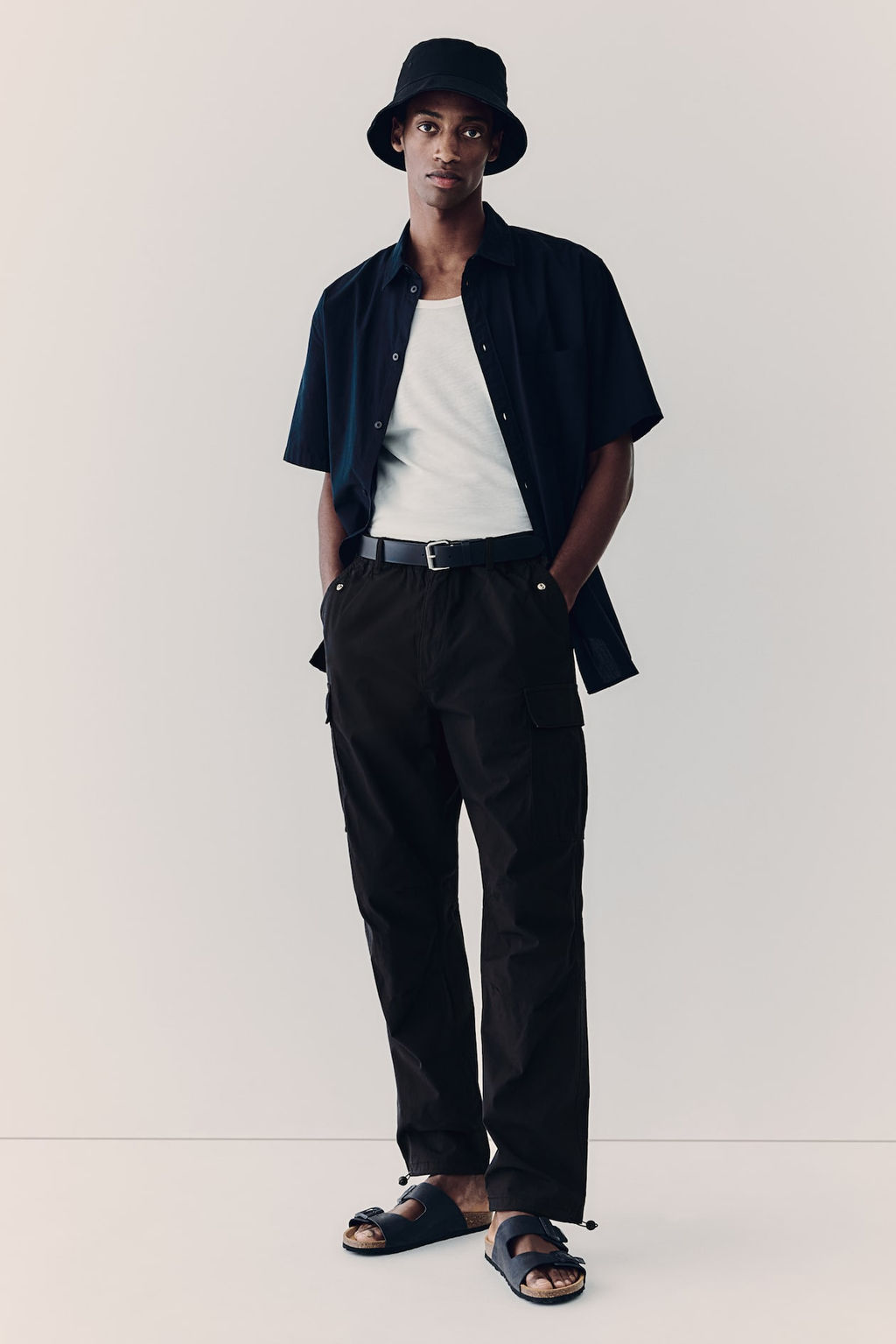 Pantalon cargo de ripstop Regular Fit - H&m фото 3