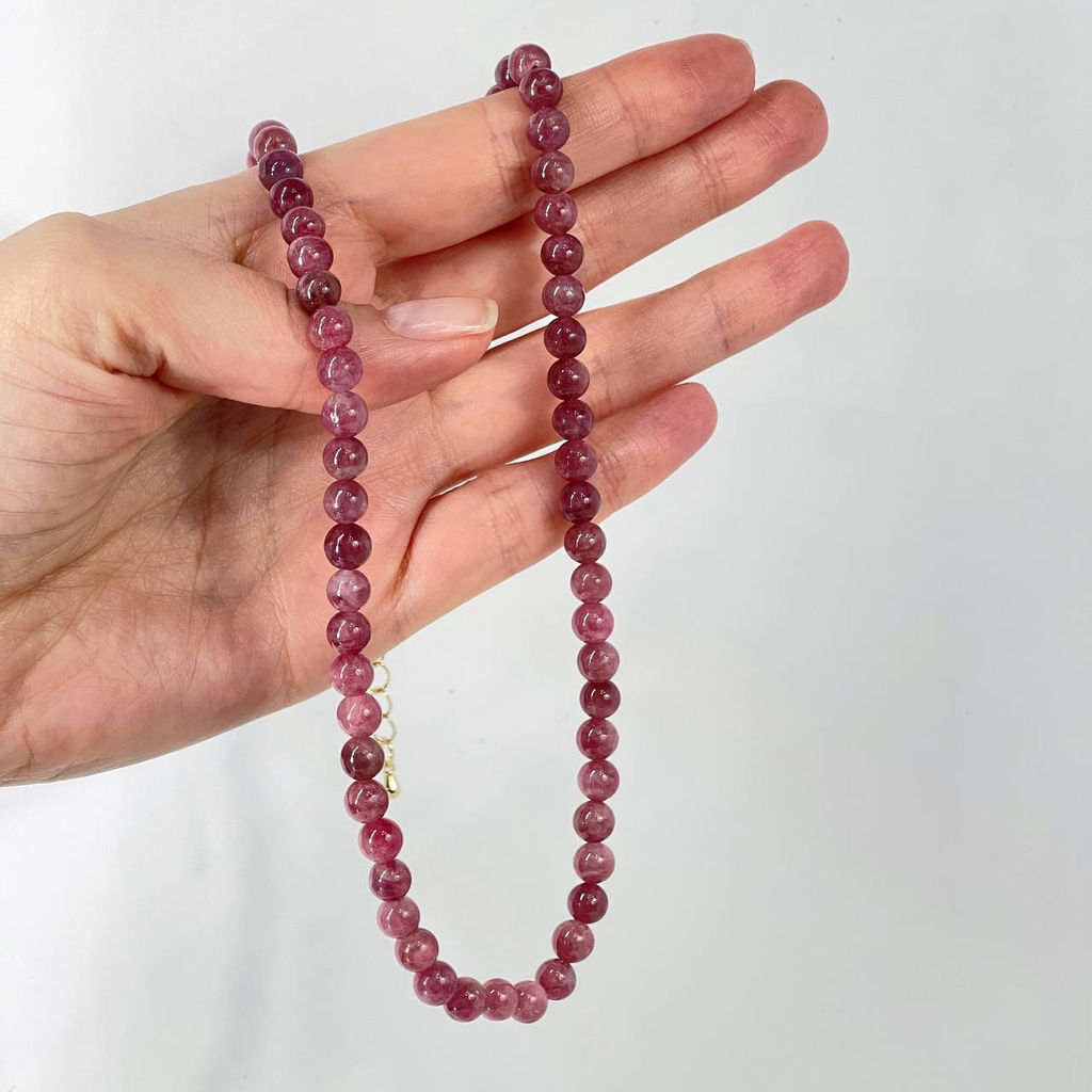 Бусы из розового Турмалина 42 см +
