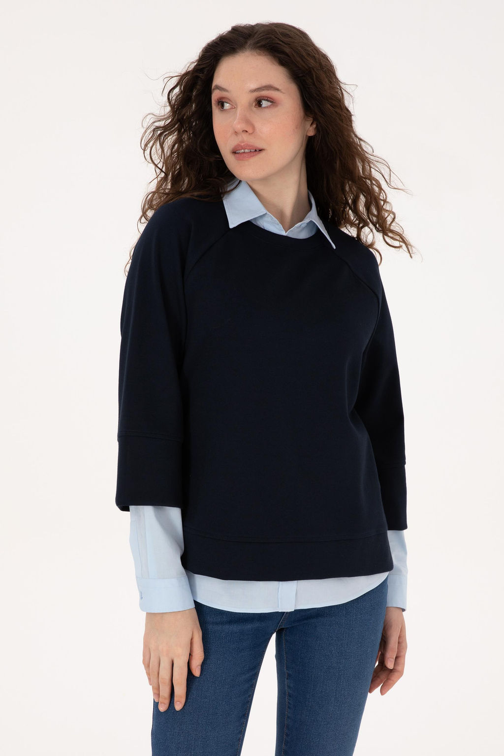Kad_n Lacivert Sweatshirt - U.s. polo assn фото 3