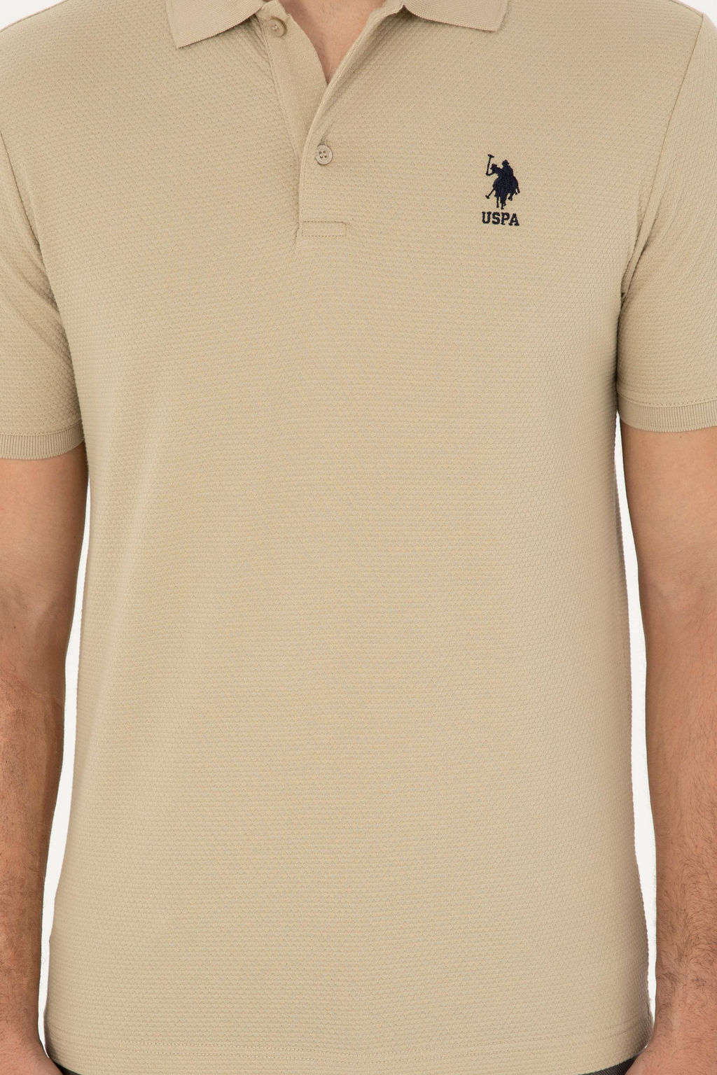 U. S. Polo Assn / Мужская футболка светло-хаки - U.s. polo assn фото 13