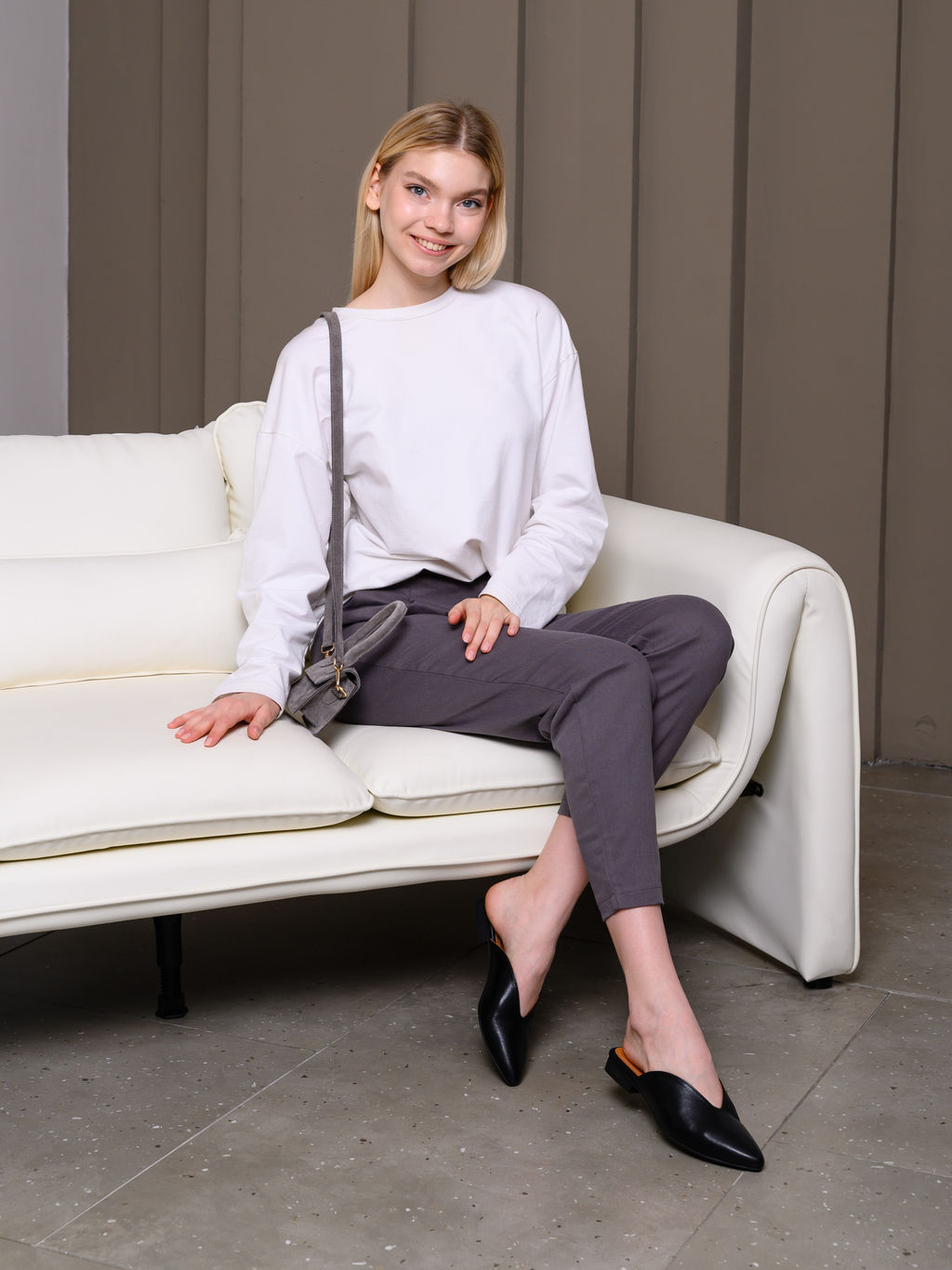 Мюли 1001.34104bl.Черный стар