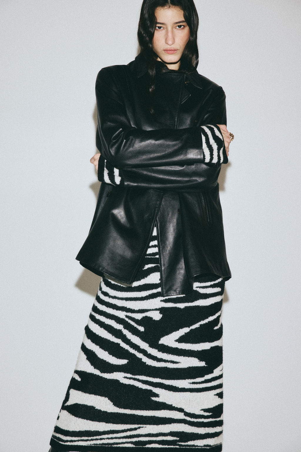 Falda en punto jacquard - H&m фото 2