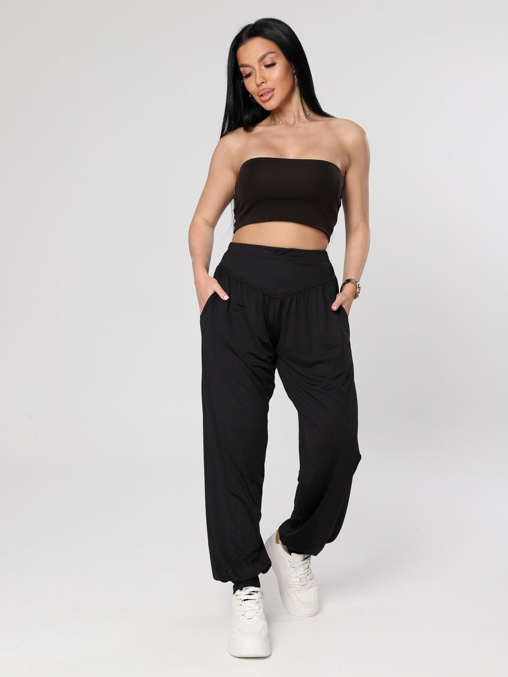 IV-CAPRIZ Лердес - брюки из ткани масло  фото 20