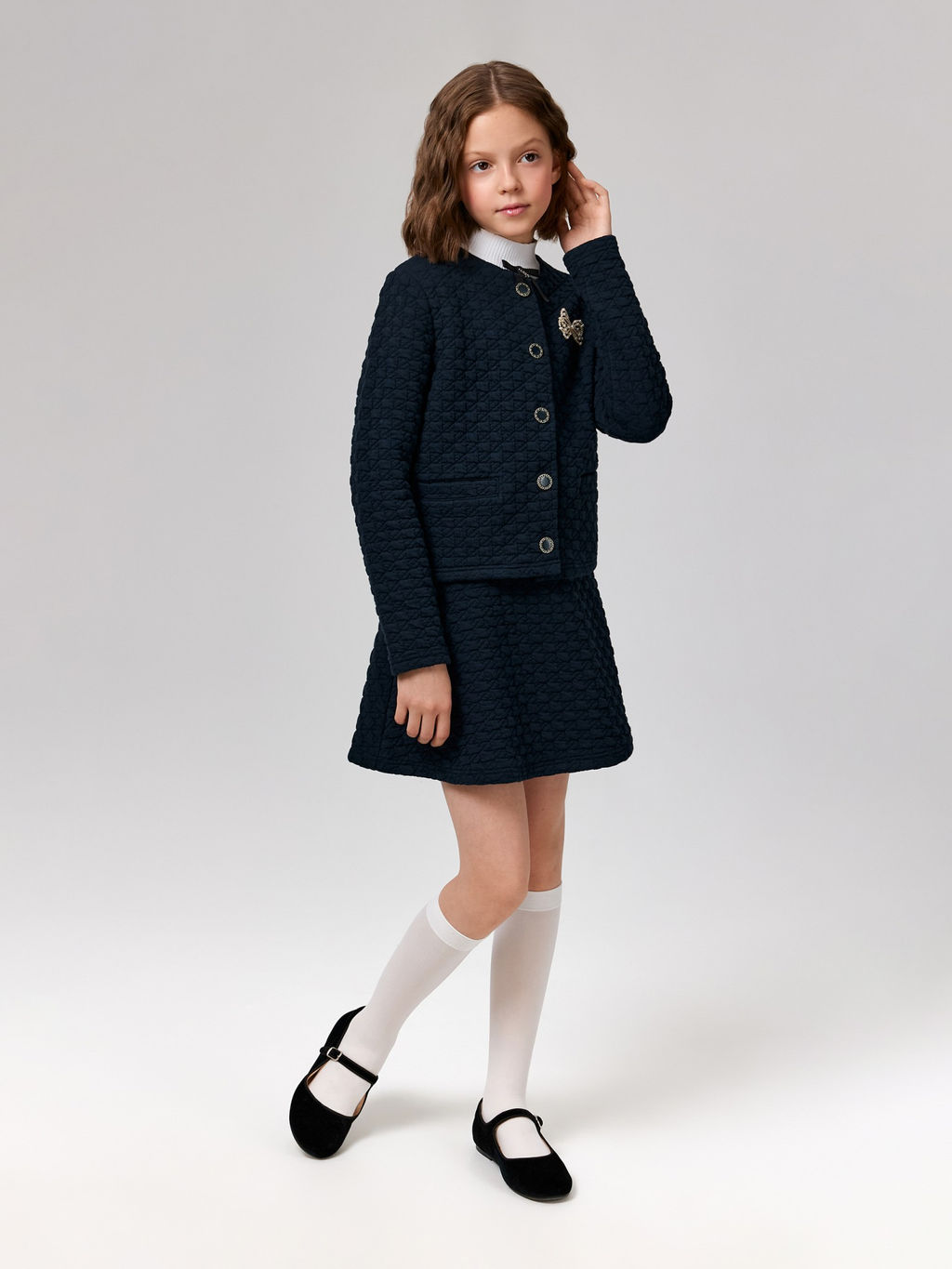 ACOOLA / Юбка детская для девочек Rustem_D темно-синий  фото 3