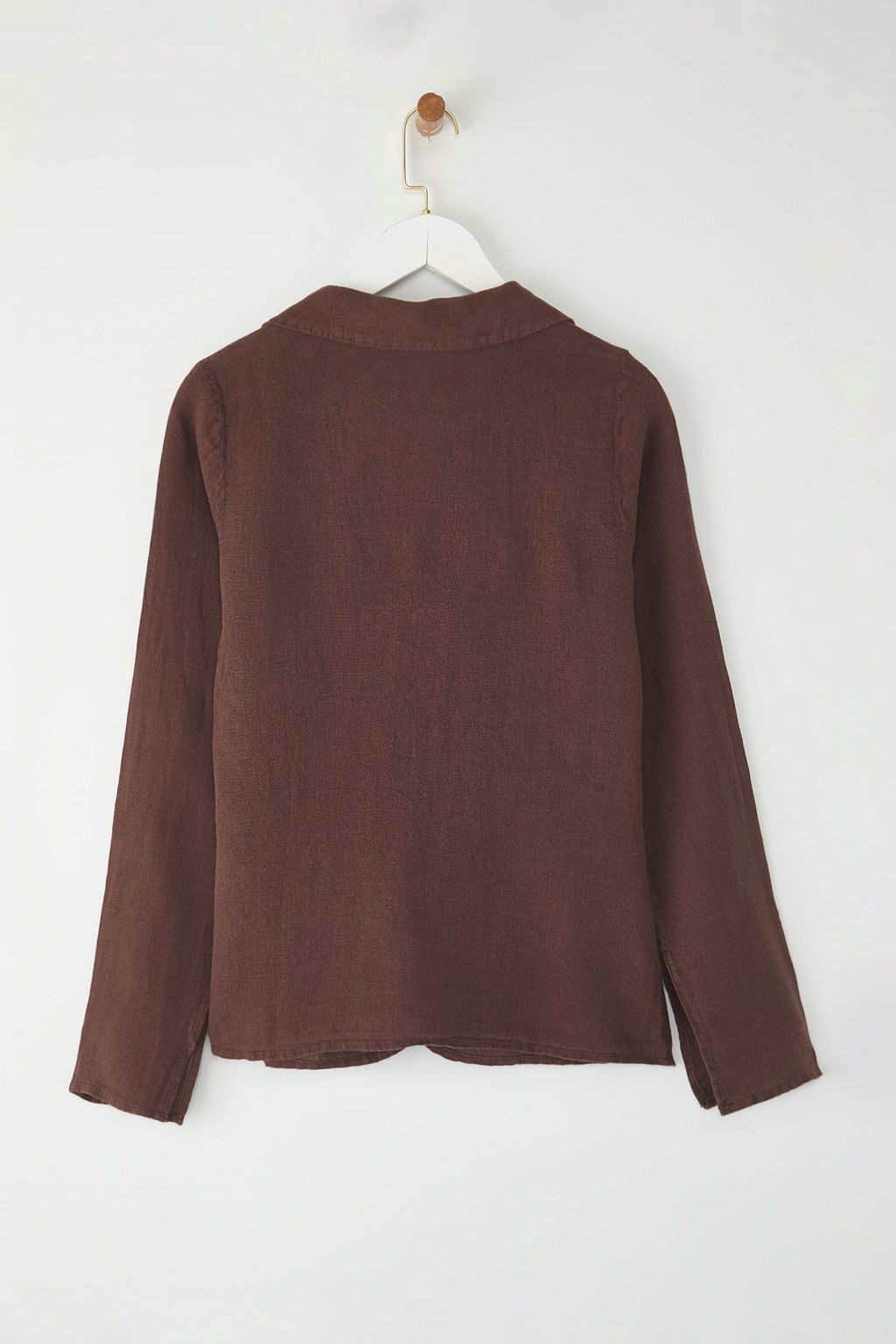 TRENDYOLMILLA Beyaz %100 Keten Baglama Detayl? Gomlek TWOSS25GO00124 фото 7