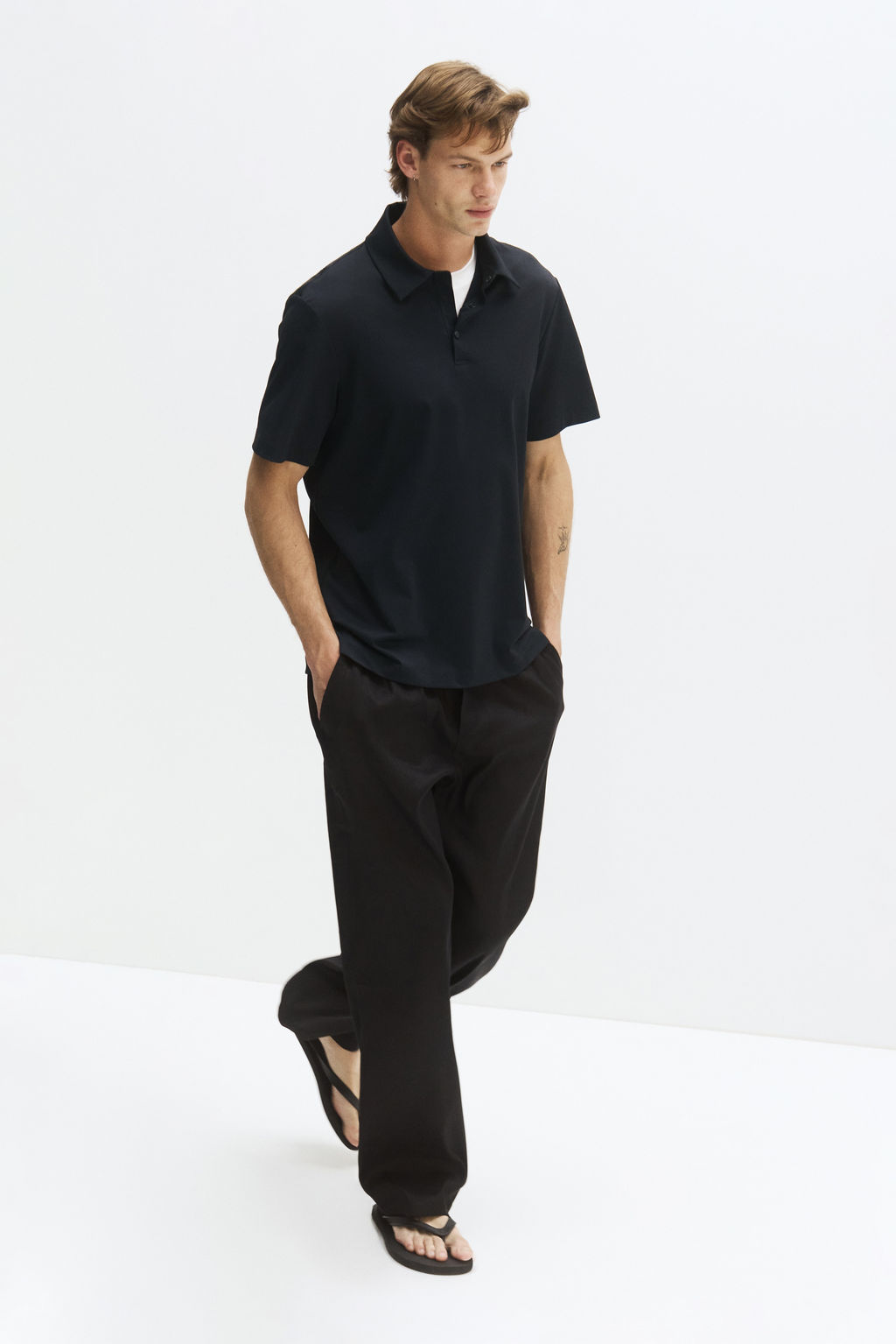 Cooling Regular Fit Polo shirt - H&m фото 3