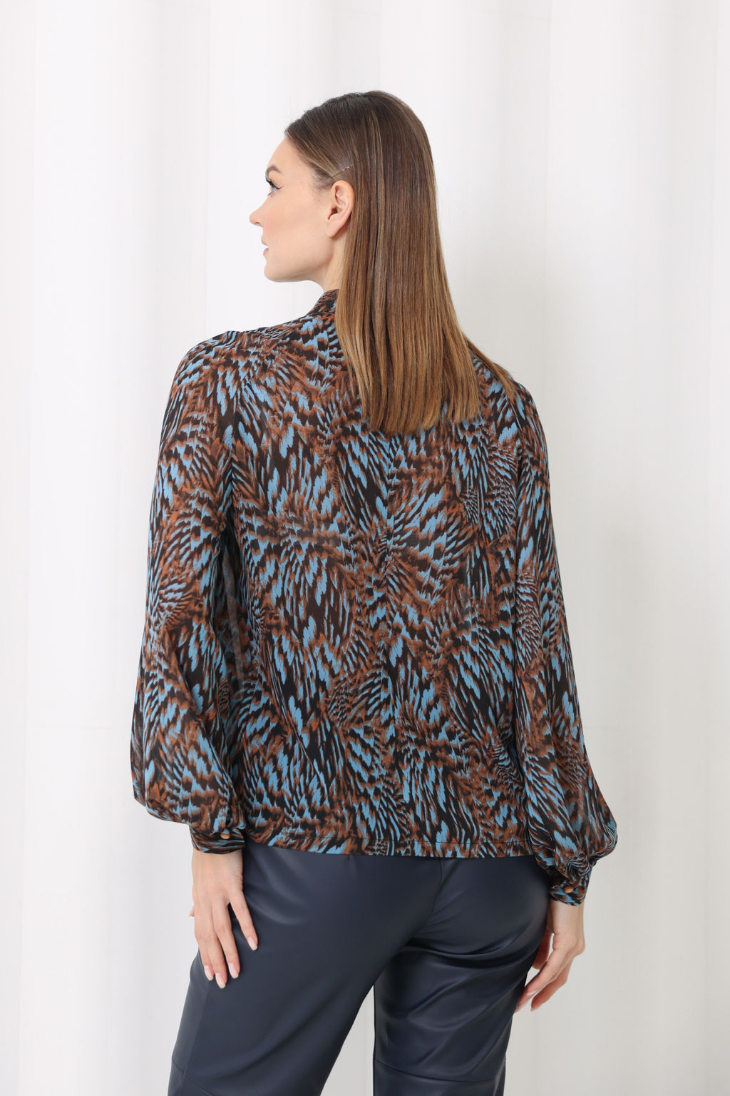 Блузка со сборкой по переду - Looklikecat фото 3