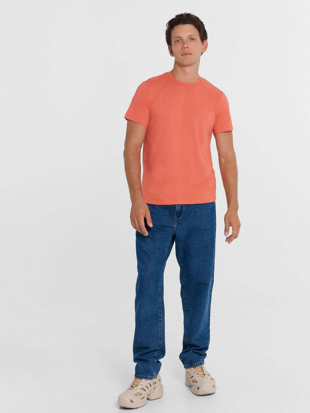 Футболка мужская в кораллово-красном цвете коралл 111876 - Mark formelle фото 3