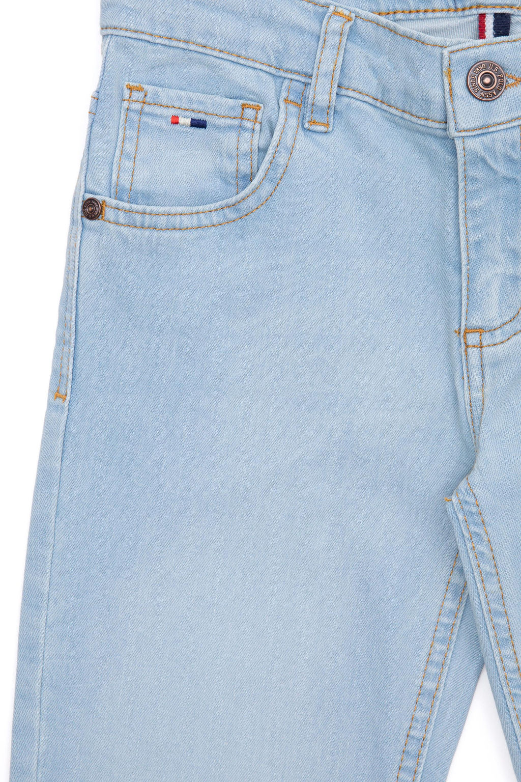 Голубые джинсовые брюки для мальчика - U.s. polo assn фото 5