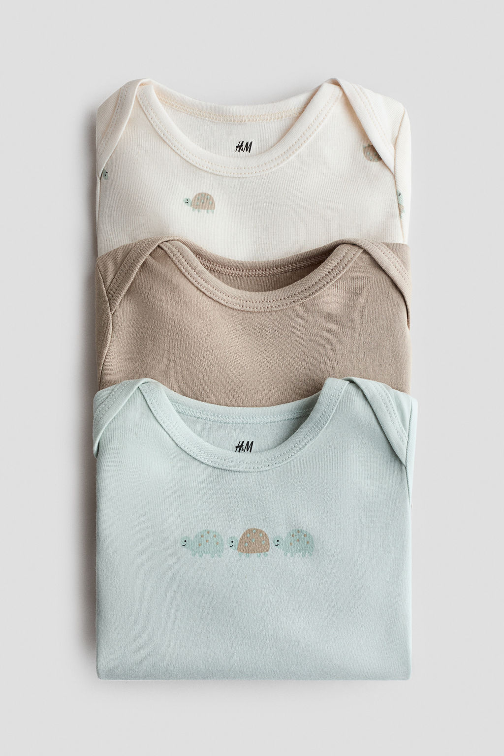 Pack de 3 bodies de punto con estampado - H&m фото 6