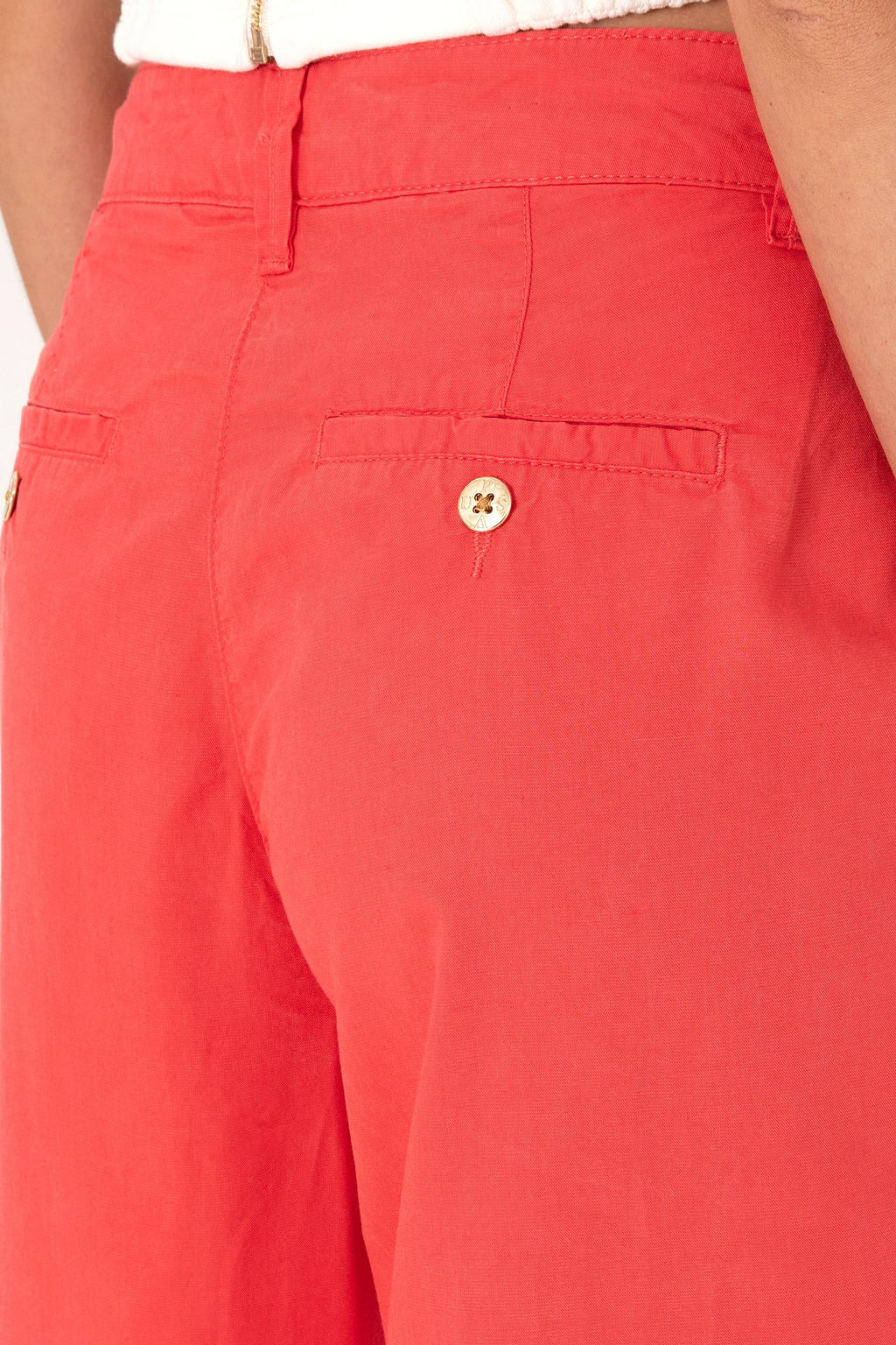 Kad_n K_rm_z_ Loose Fit Kanvas Pantolon