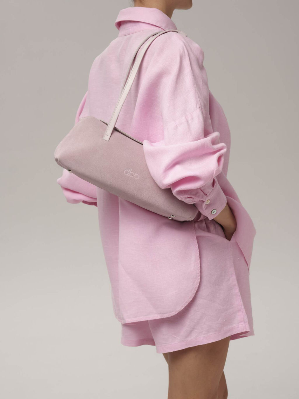 Сумка багет Raduy DBR 31127 розовый фламинго  фото 6