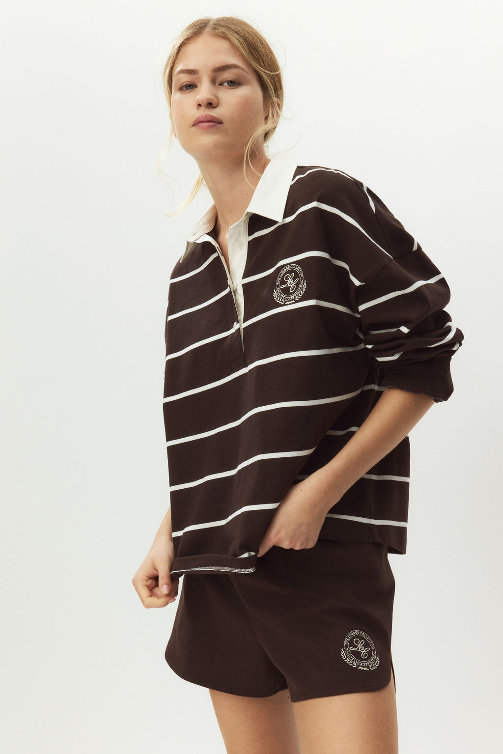 Pantal?n corto en punto de algod?n - H&m фото 5