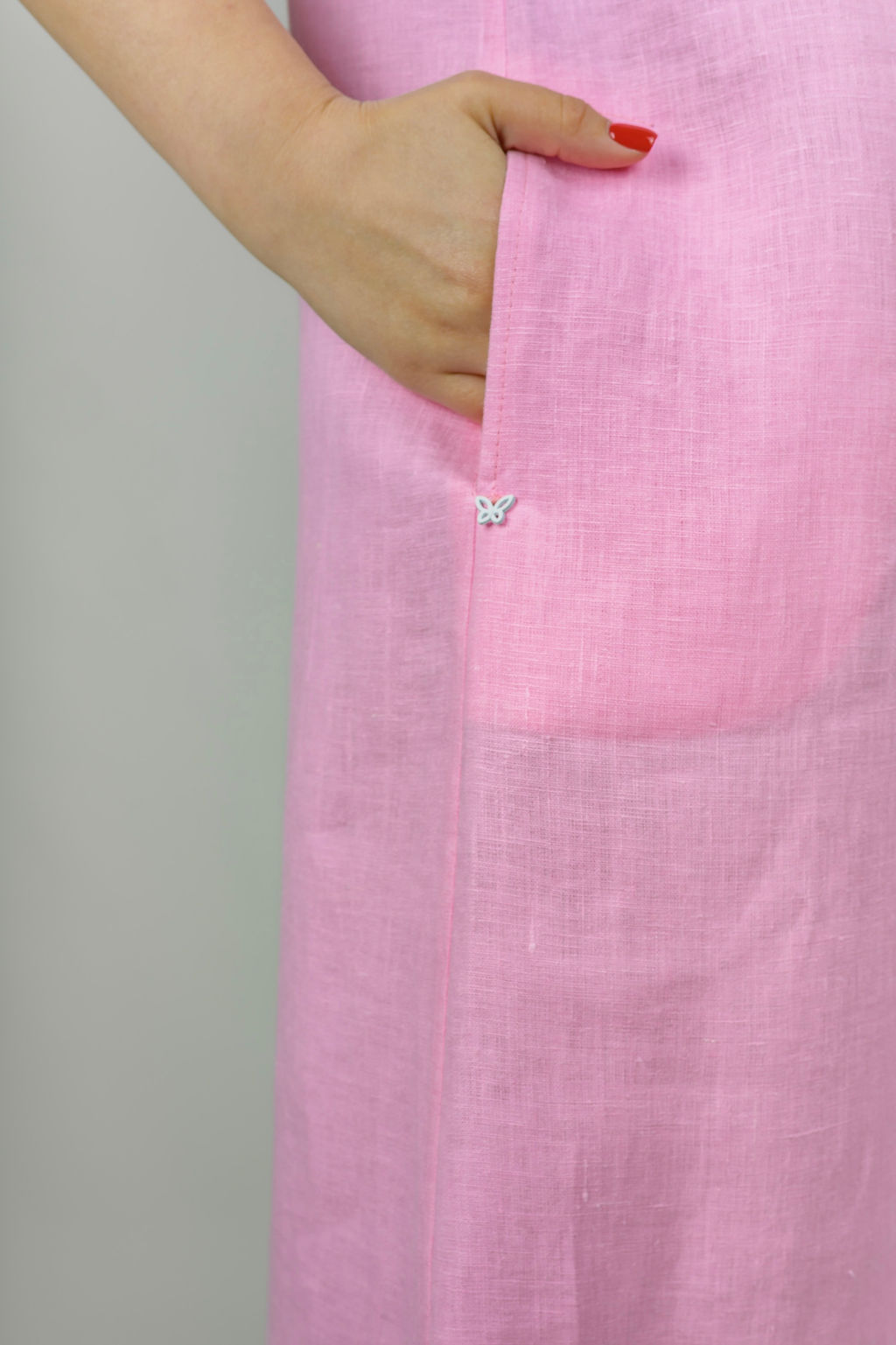 Сарафан платье 100% лен А-силуэт