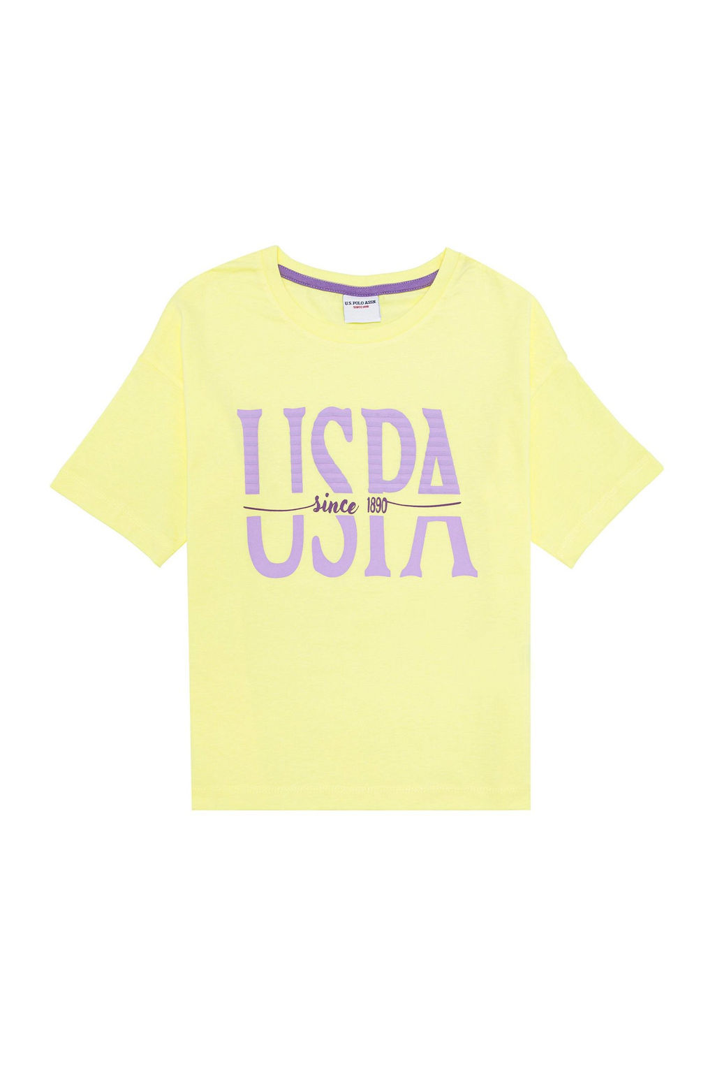 Светло-желтый пижамный комплект для девочки Неожиданная скидка в корзине - U.s. polo assn фото 4