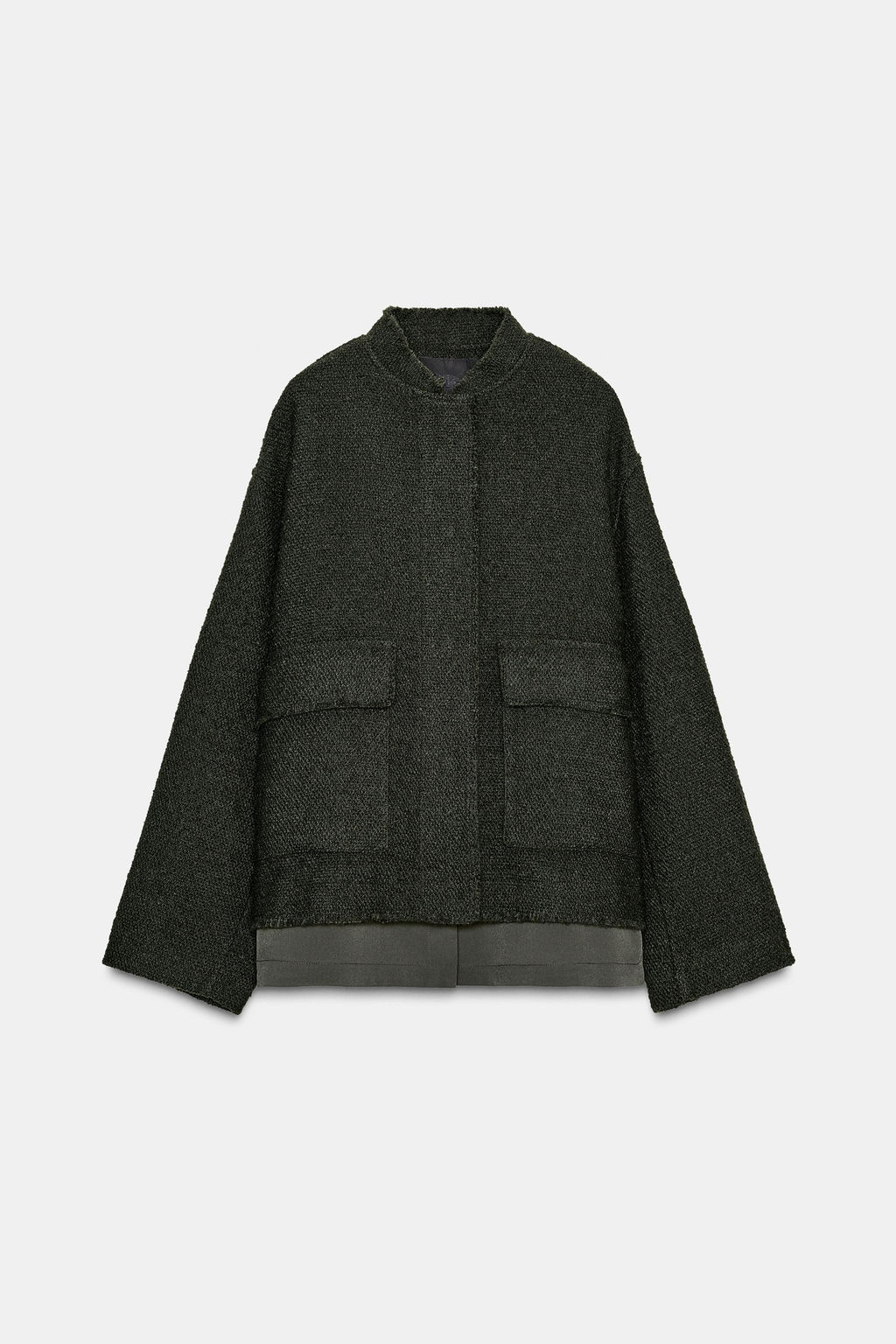 TEXTURED WOOL BLEND JACKET ZW COLLECTION - Zara фото 9