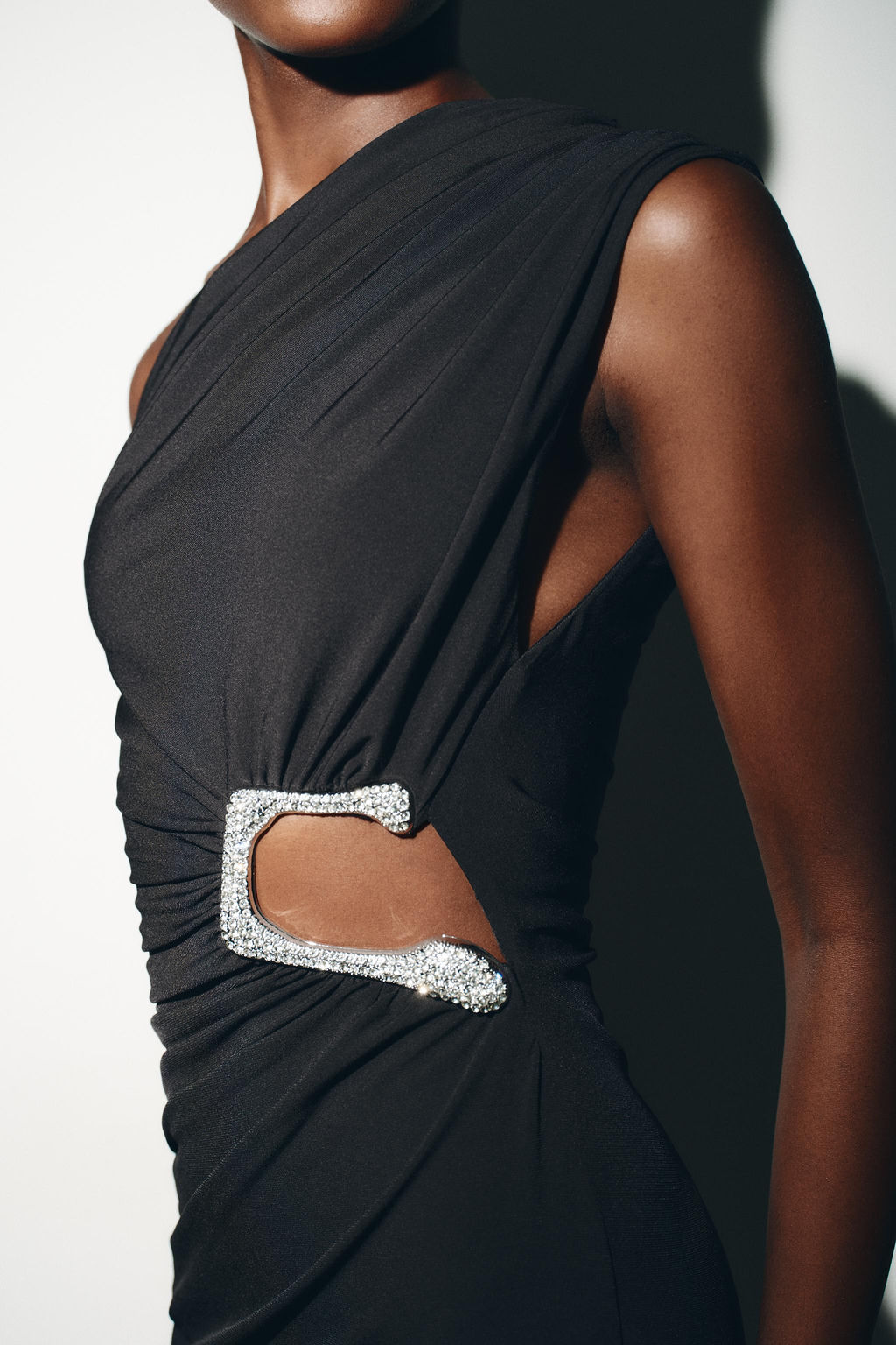 SHORT DRAPED SHIMMER DRESS - Zara фото 3