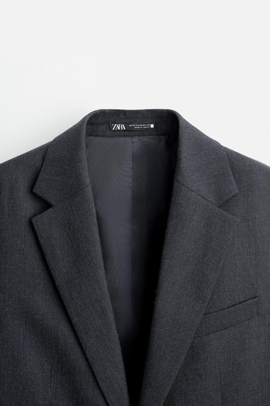 HOUNDSTOOTH SUIT BLAZER - Zara фото 26
