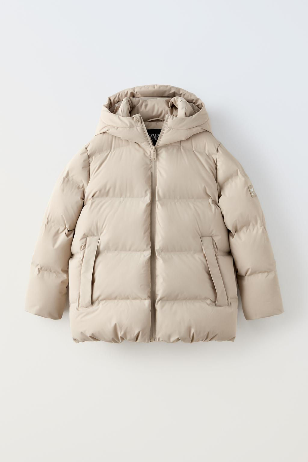 WATER-REPELLENT DOWN JACKET WITH LABEL - Zara фото 11