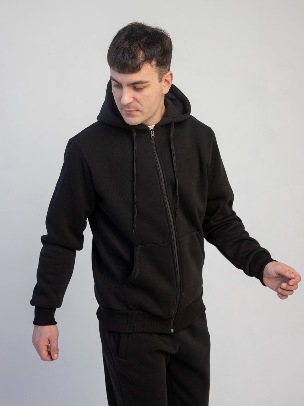 Мужской Спортивный костюм БГ016 Темный графит от Спортсоло - Sportsolo фото 15