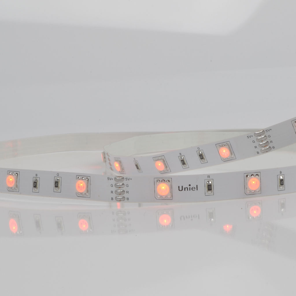 ULS-U12 3M/RGB/1.5M/USB/RC IP20 RUA02C24 Гибкая светодиодная лента на самоклеящейся основе, 3м. RGB. Пульт ДУ (в/к). TM Uniel