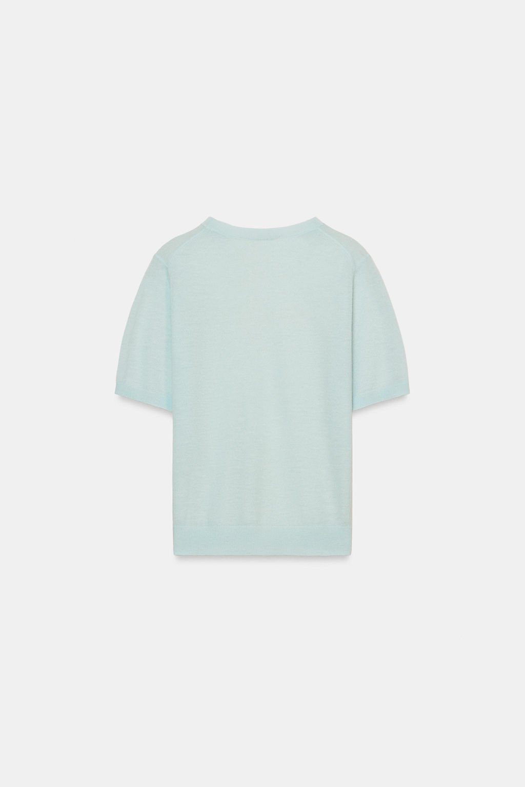 SHORT SLEEVE WOOL BLEND JUMPER - Zara фото 13