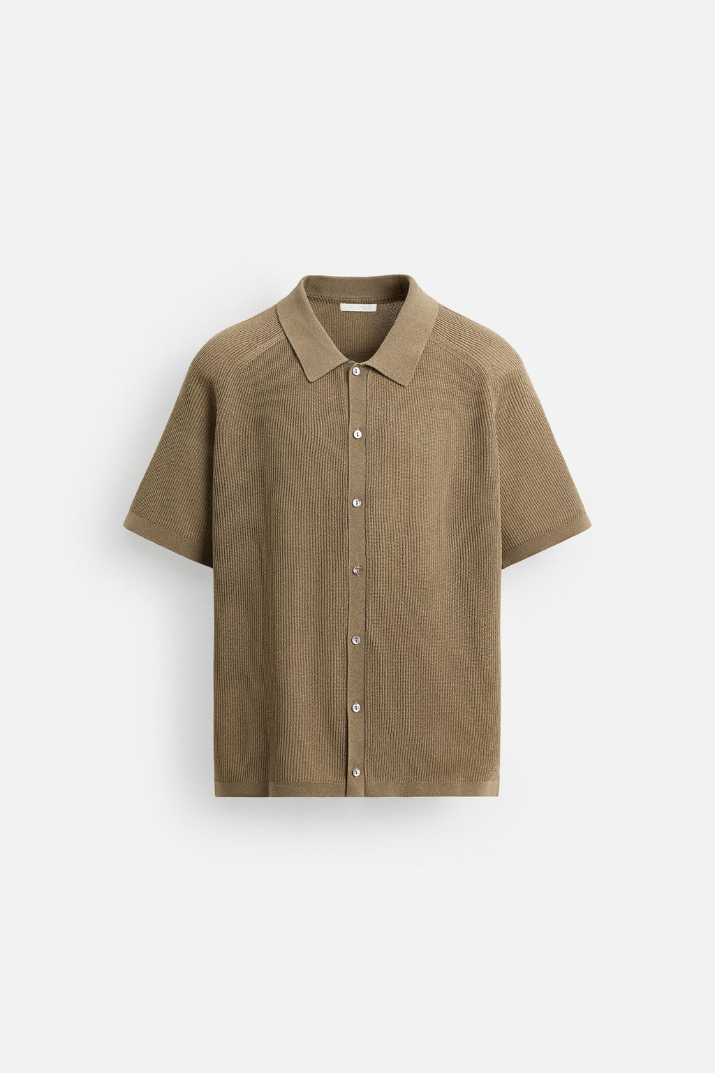 RELAXED FIT KNIT SHIRT - Zara фото 6