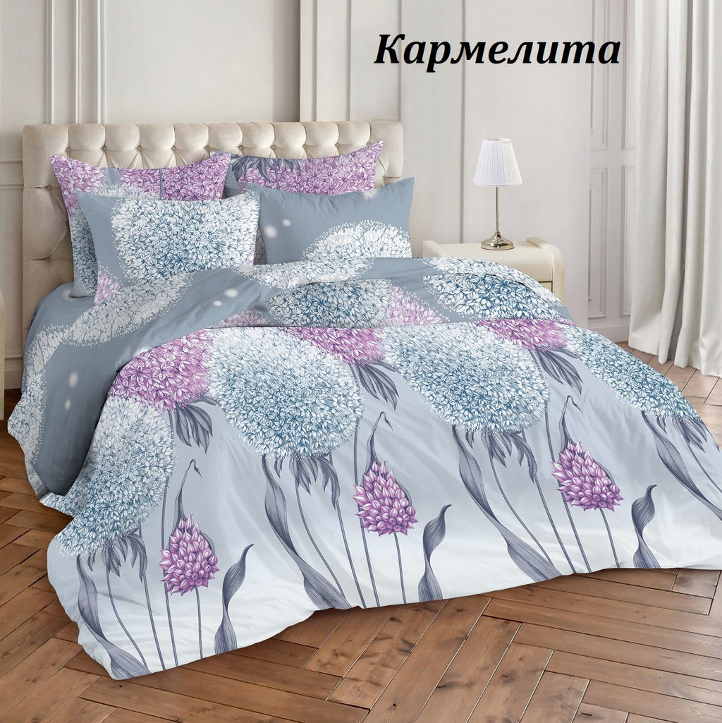 Комплект постельного белья Кармелита, 2-сп Поплин