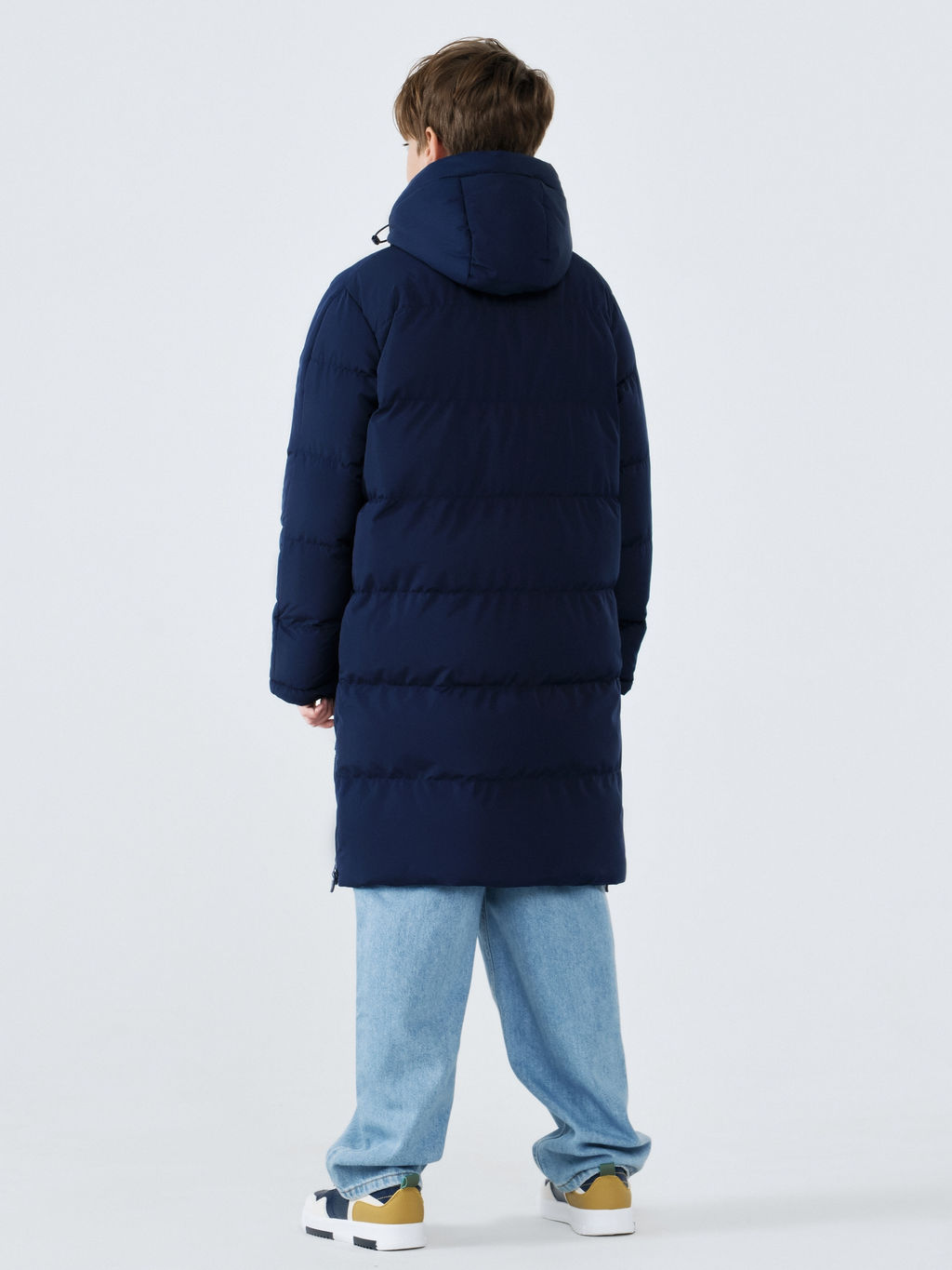 Детский пуховик FN Snowfall Long Kid Dark Blue