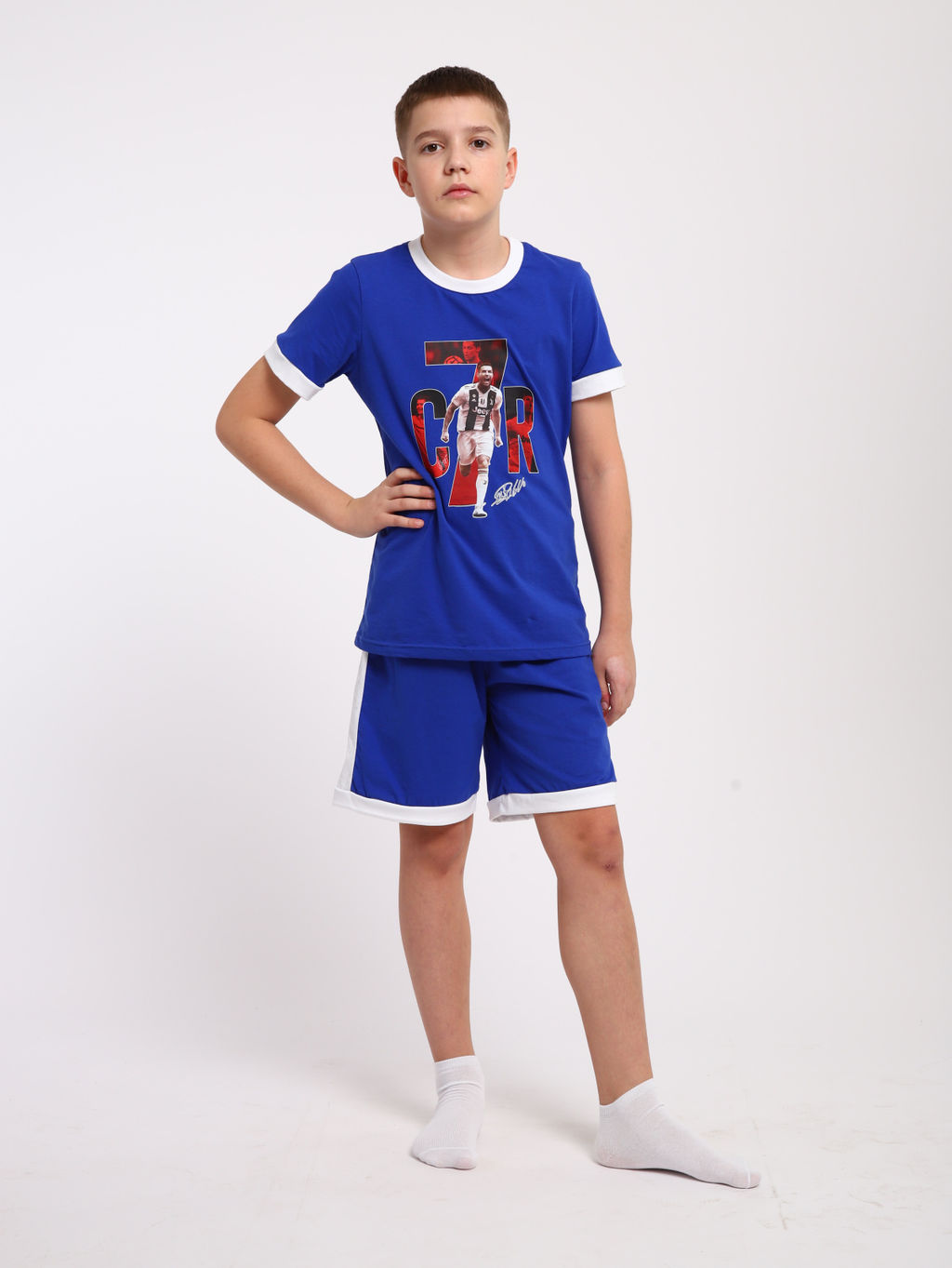 Пижама "Футбол" синий