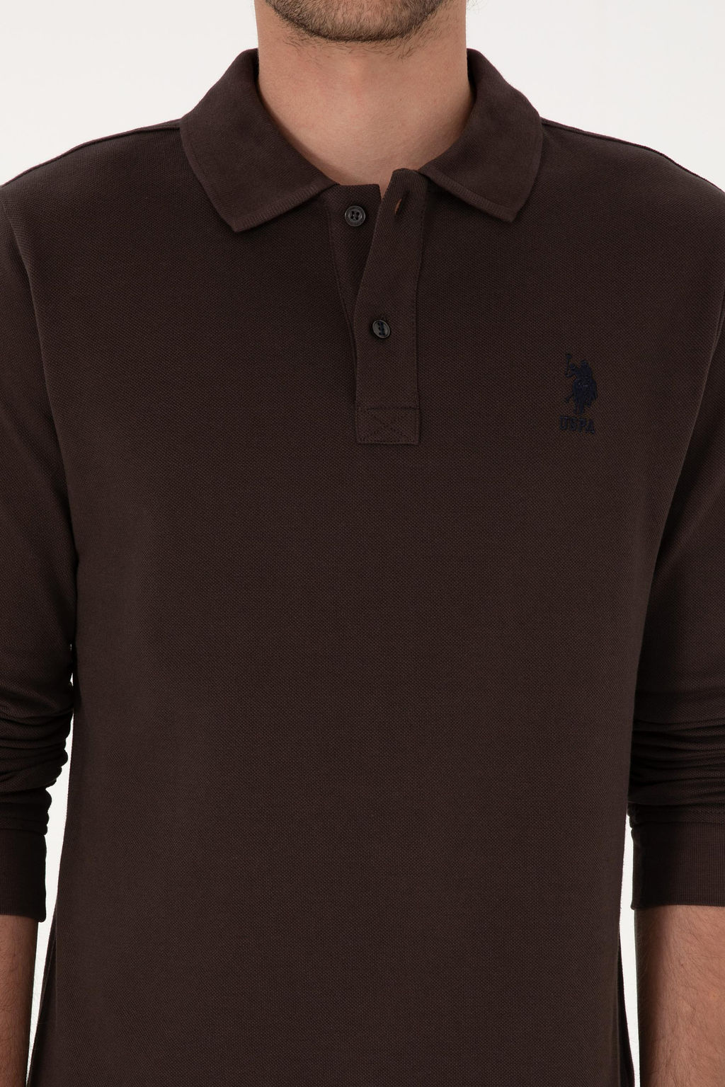 Erkek Koyu Kahverengi Basic Sweatshirt Sepette S_rpriz _ndirim - U.s. polo assn фото 6