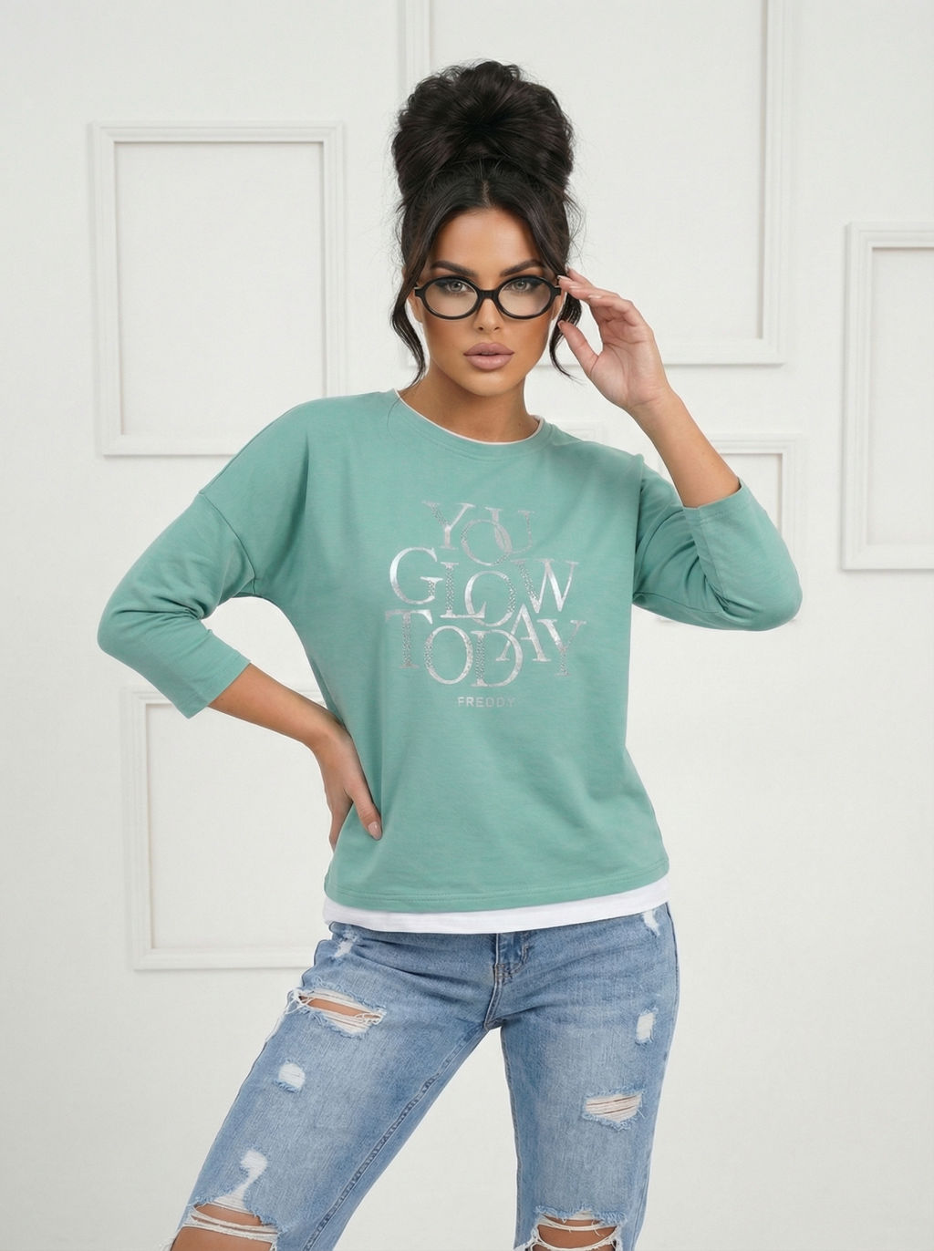 Лонгслив Хлопок 95%, лайкра 5%. Вегас - Ивассорти фото 2