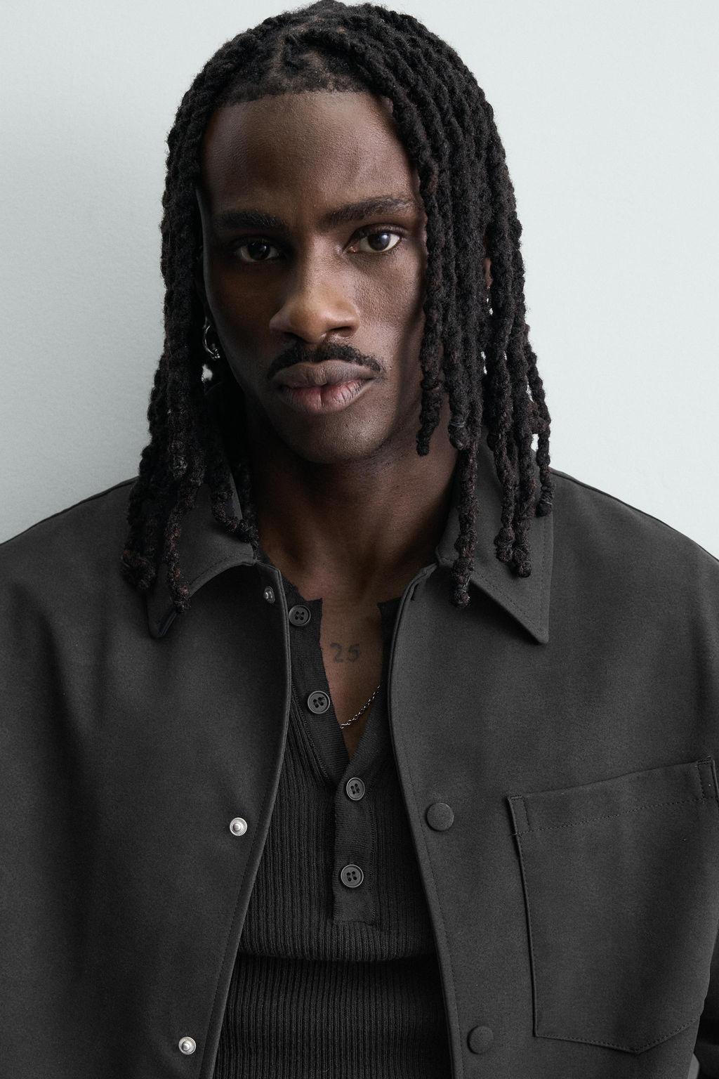 SOBRECAMISA EFECTO ANTE / Negro - Zara фото 6