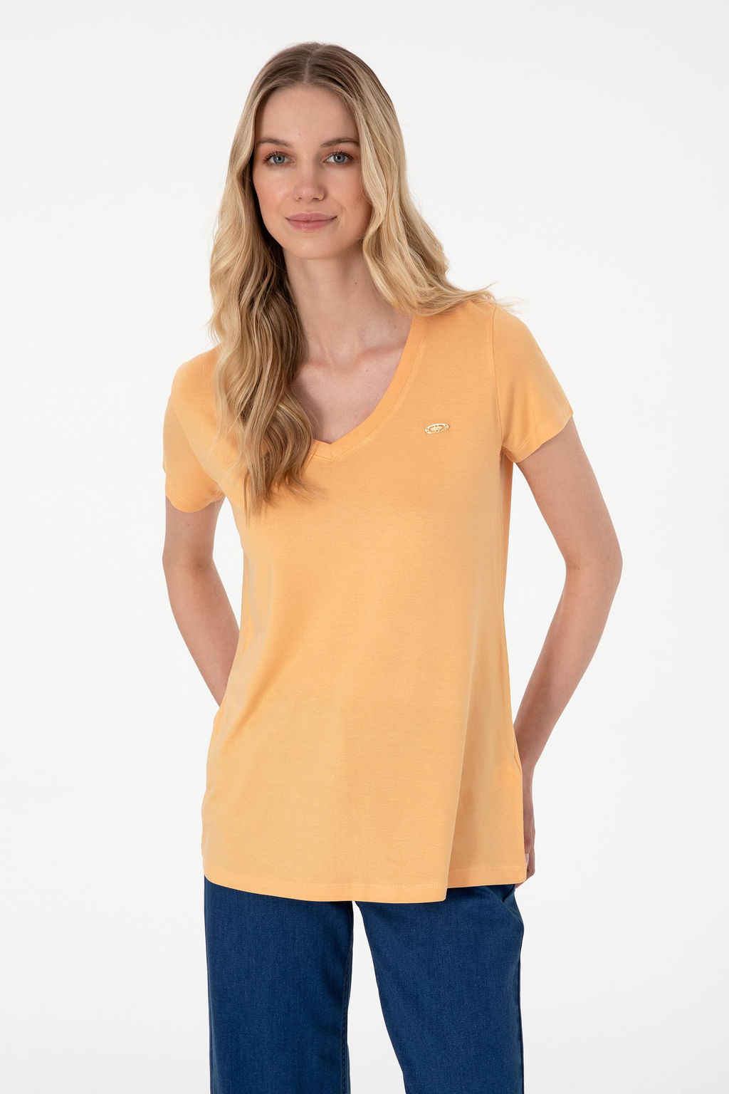 Kad_n Turuncu Basic Ti__rt Sepette S_rpriz _ndirim - U.s. polo assn фото 3