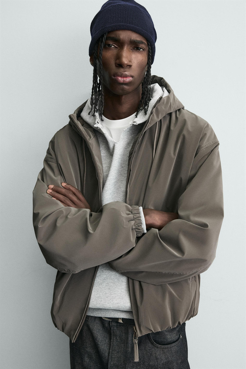 HOODED TECHNICAL JACKET - Zara фото 5