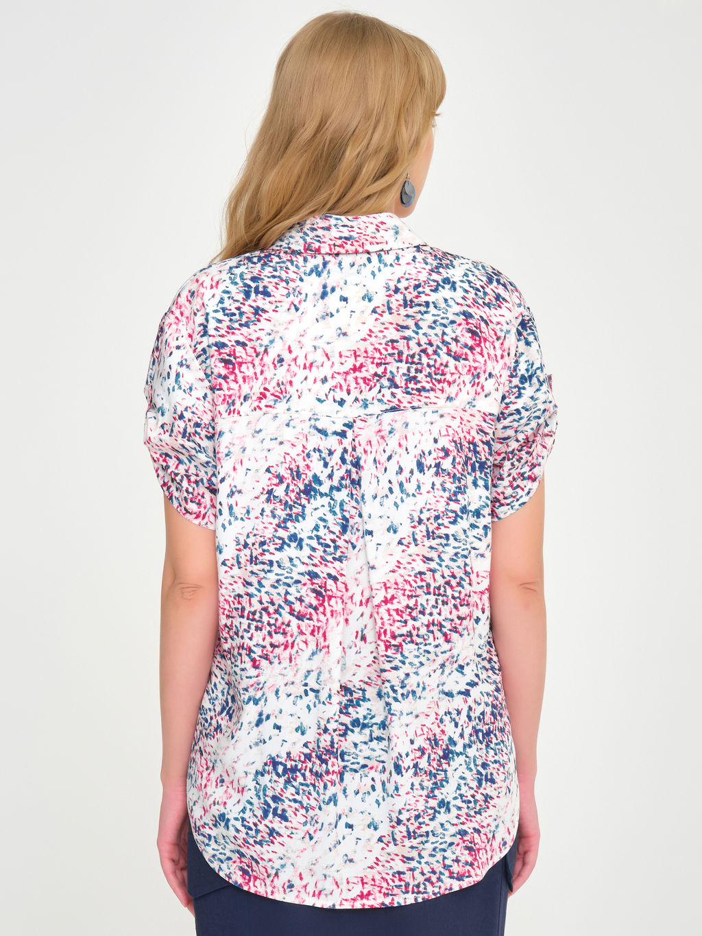 Блуза из вискозы с принтом