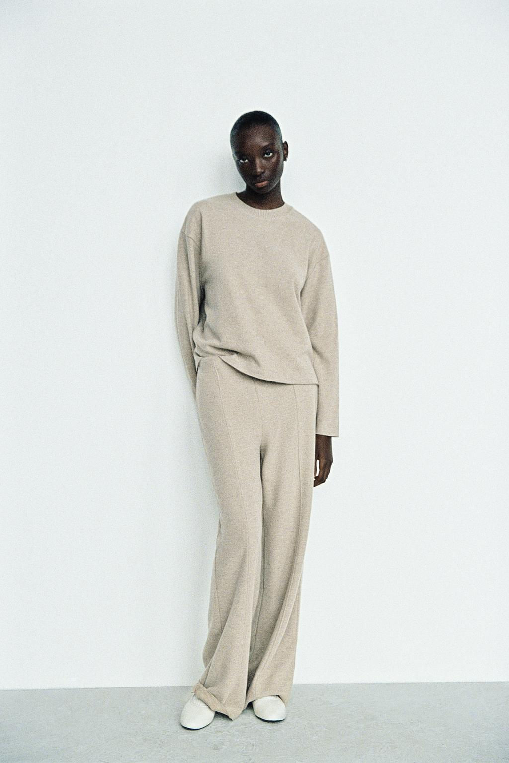 SOFT STRAIGHT-LEG TROUSERS - Zara фото 32